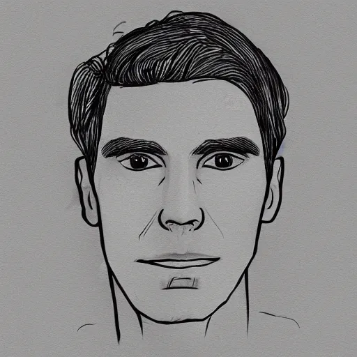 Image similar to one - line drawing of jerma 9 8 5