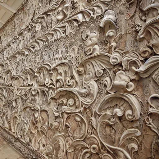 Prompt: ornate wall, full of paintings of angels, texture symmetrical highly detailed