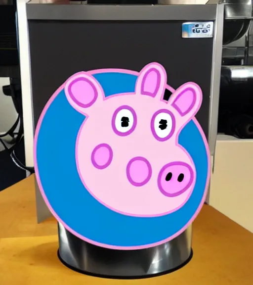 Image similar to turbocharger that look like the head of peppa pig