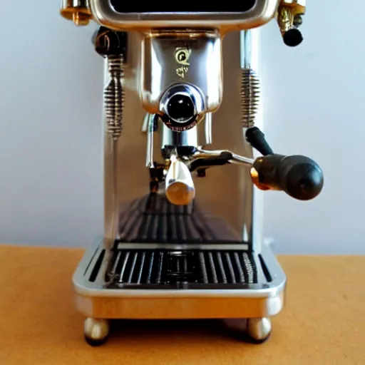 Image similar to steampunk espresso machine