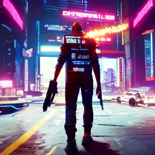 Prompt: 2 1 savage in cyberpunk 2 0 7 7, gameplay screenshot, detailed