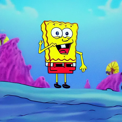 Prompt: quandale dingle as SpongeBob, high quality, animation style, high definition, art station, 8K