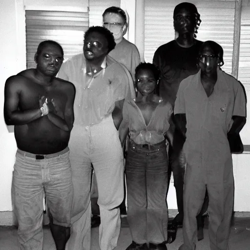 Prompt: nan snatcha public arrest intake photo, miami dade 1992