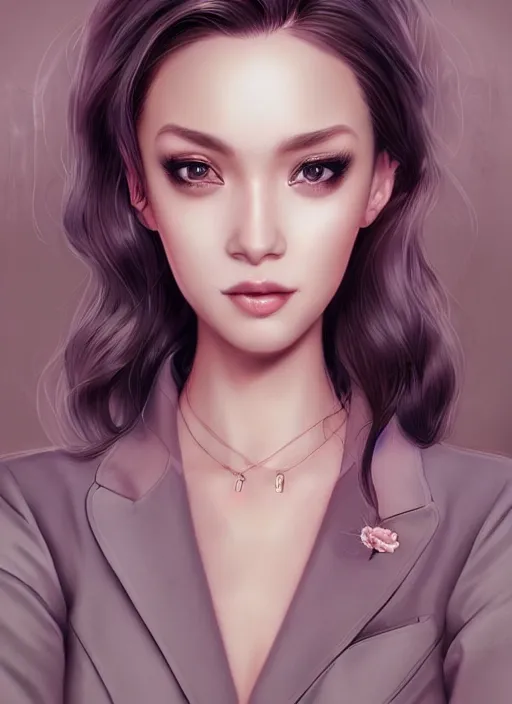 Prompt: beautiful, secretary woman, extremely detailed gorgeous face, looks realistic, hyper-detailed portrait, sad eyes tears, vaporwave aesthetic, synthwave, magical, fantasy, ninchaku , artist Artgerm i and WLOP