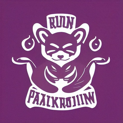 Image similar to purple raccoon logo