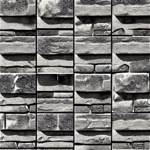 Image similar to stone brick texture, 2 d art style, the sims 4 texture