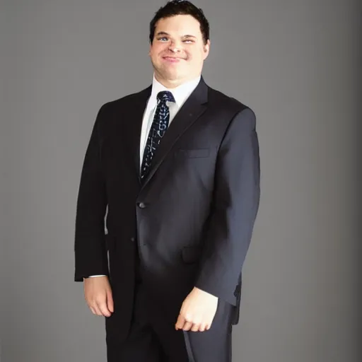 Prompt: Pudge in a suit