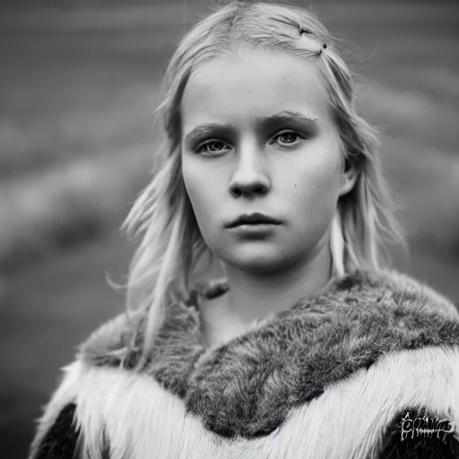 Image similar to symmetry!! portrait photograph of an extremely beautiful!!!! young blonde female with symmetric face. with a very detailed barn owl!!!!! on her shoulder. wearing traditional greenlandic national costume or kalaallisuut. in iceland. petzval lens. shallow depth of field. polaroid featured on flickr, art photography,