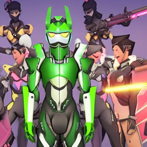 Prompt: i wish i was as popular as genji from overwatch