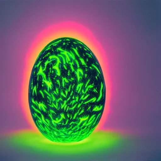 Image similar to annie liebowitz portrait of a plasma energy tron dinosaur egg made up of glowing electric energy hypercolor patterns. cinestill