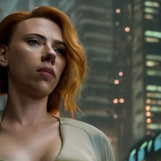 Image similar to a still of Scarlett Johansson in Altered Carbon (2018)