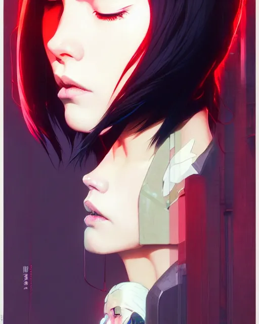 Image similar to depressed death!!!, fine - face, audrey plaza, realistic shaded perfect face, fine details. anime. realistic shaded lighting poster by ilya kuvshinov katsuhiro otomo ghost - in - the - shell, magali villeneuve, artgerm, jeremy lipkin and michael garmash and rob rey