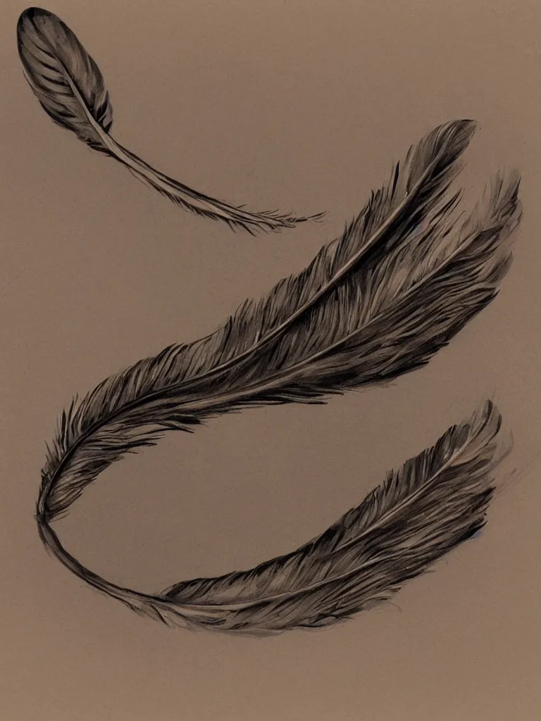 Image similar to feather by disney concept artists, blunt borders, rule of thirds