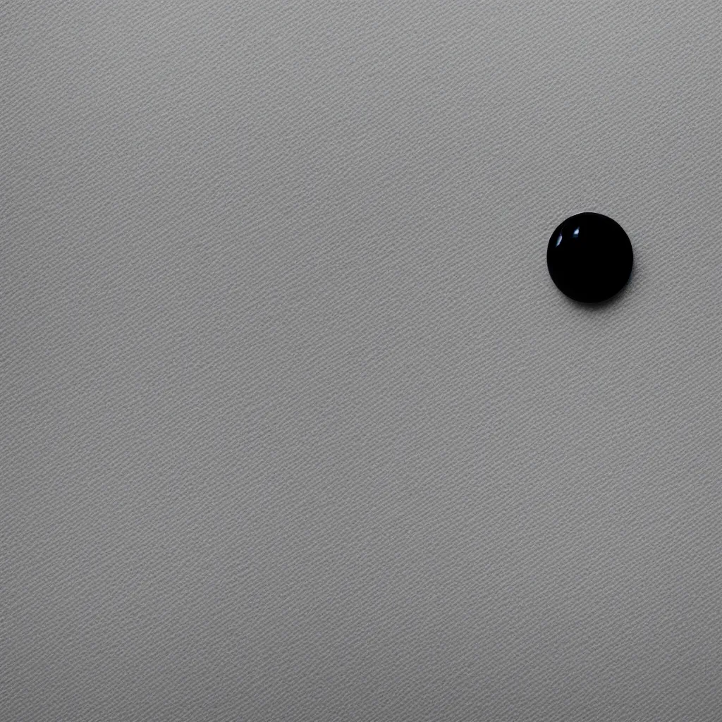 Prompt: one black circle on white background