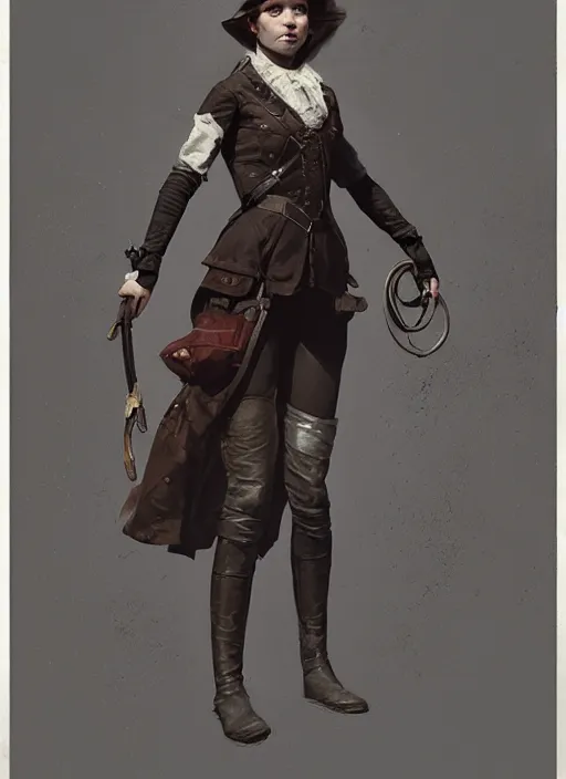 Image similar to hyper realistic photo of victorian hunter girl full body, cinematic, artstation, cgsociety, greg rutkowski, james gurney, mignola, craig mullins, jean baptiste monge, brom