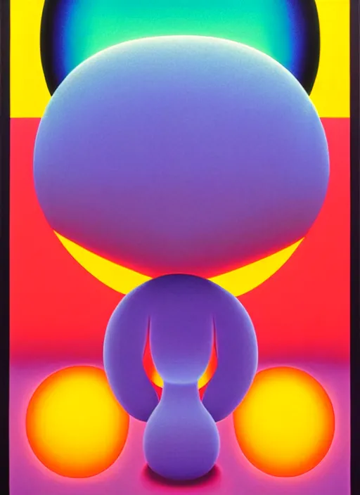 Image similar to ghost by shusei nagaoka, kaws, david rudnick, airbrush on canvas, pastell colours, cell shaded, 8 k