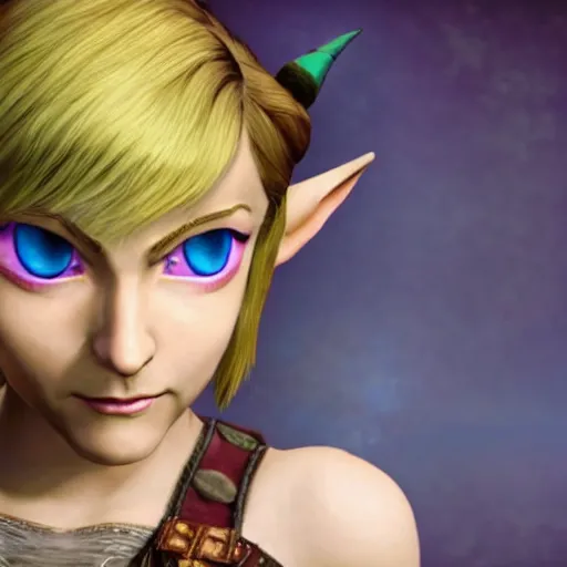 Image similar to realistic zelda