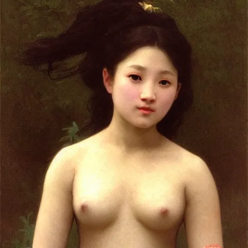 Image similar to yuli ban, drawn by william - adolphe bouguereau