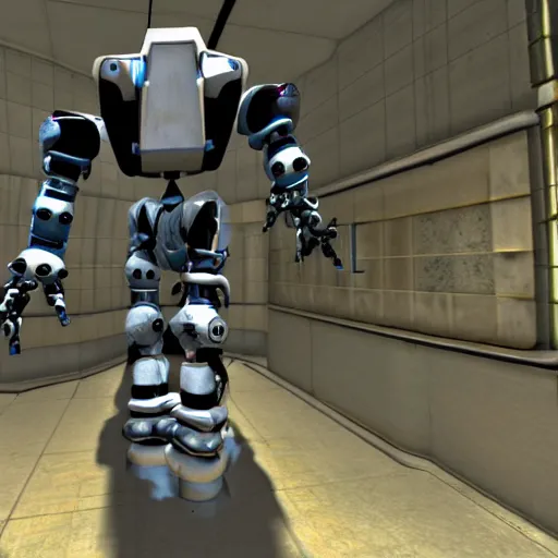 Image similar to A robot in Half-Life 2