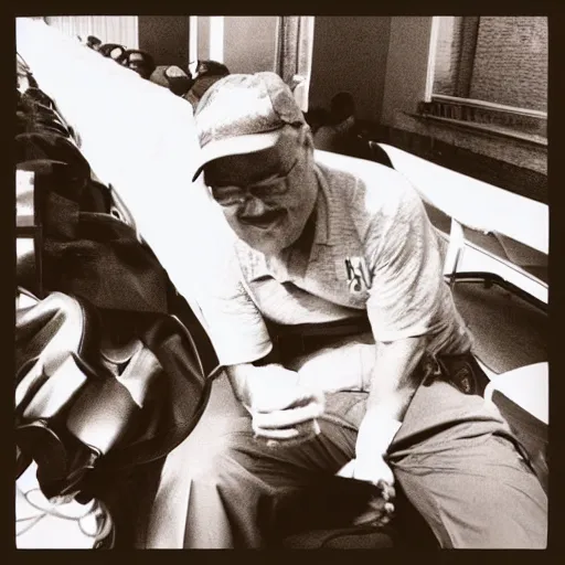 Image similar to photorealism, Ernest Hemingway rushing Sororities at the University of Alabama, social media, instagram, photographic.
