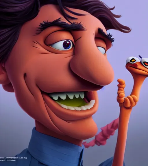 Prompt: muppet justin trudeau puppet, loftis, cory behance hd by jesper ejsing, by rhads, makoto shinkai and lois van baarle, ilya kuvshinov, rossdraws global illumination