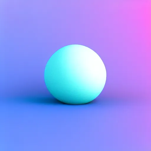 Image similar to 3 d render of a light blue and pink blob on a white background, blender, pastel colors, minimalistic