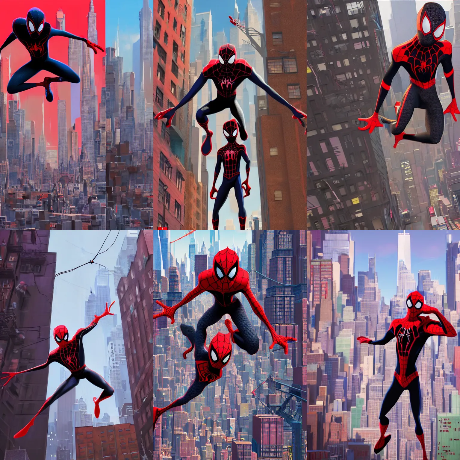 Spider-Man: Miles Morales : Into the Spiderverse Three Mural