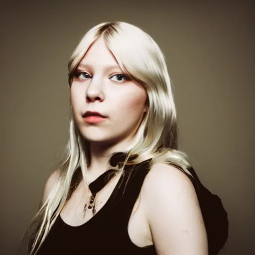 Prompt: A photo of the singer Aurora Aksness Runaway