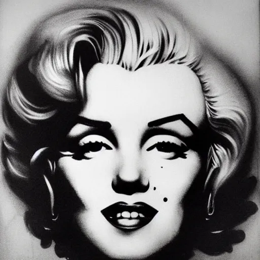 Prompt: Marilyn Monroe, drawn by Leonardo Davinci, Rembrandt van Rijn, RossDraws