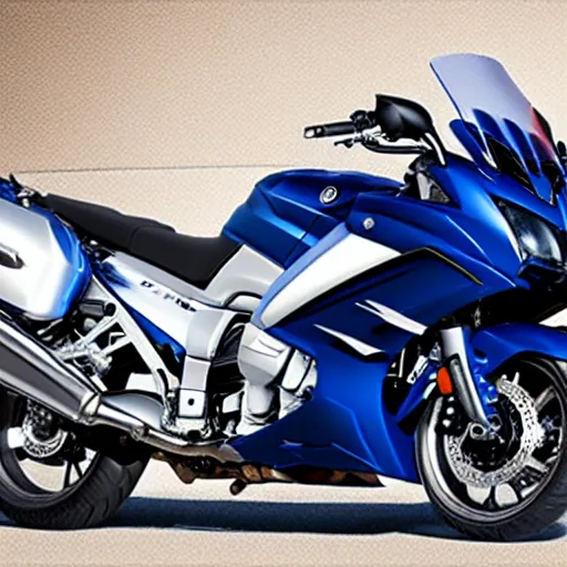 Image similar to yamaha FJR1300, award winning, 8k