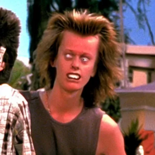 Prompt: movie still of the teenage actors who play beavis and butthead
