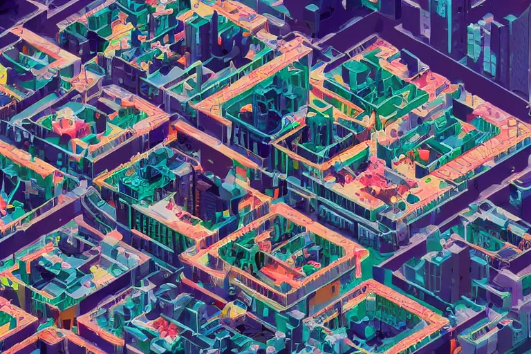 Image similar to isometric stylized pixel city, eboy, pixel art