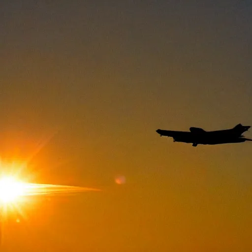 Image similar to the back of a bird flying, a plane arriving toward