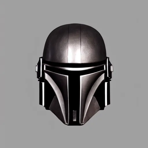 Image similar to a mandalorian mask symmetric