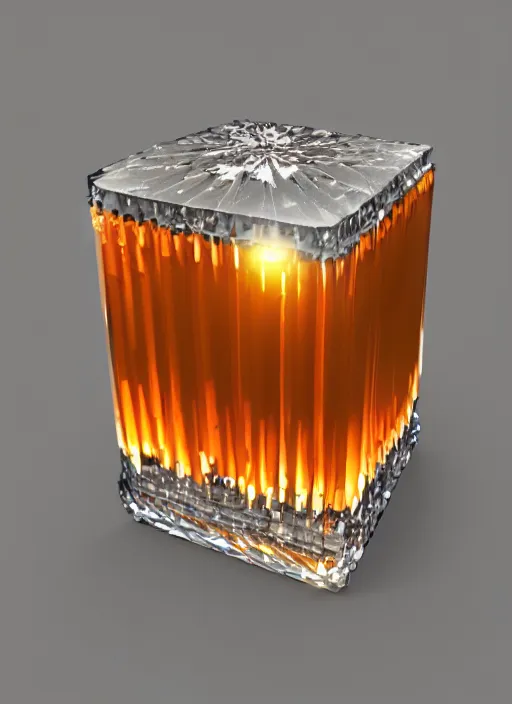 Prompt: one great swarovsci crystal made of marmalade, realistic, cinematic lighting, photography, medium full shot, rendered in 3 ds max
