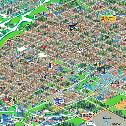 Image similar to city map of flagstaff Arizona showing all the neighborhoods