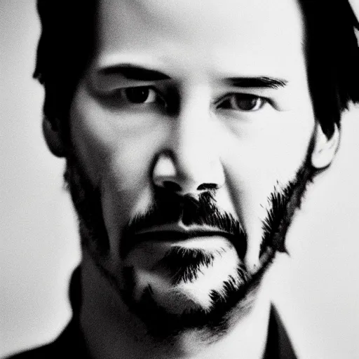 Prompt: a photo portrait photo of keanu reeves mugshot after being arrested, holding a sign with random numbers, 8 k resolution, photorealistic