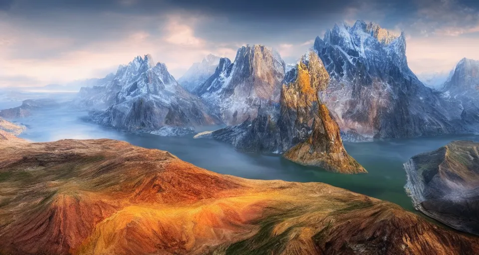 Image similar to an amazing landscape image, 4k, breathtaking, photorealistic