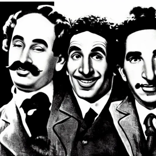 Image similar to Marx Brothers as The Avengers