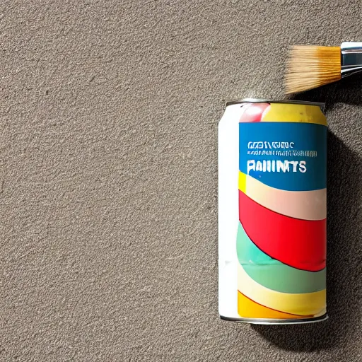 Image similar to can of paint, minimal, modern