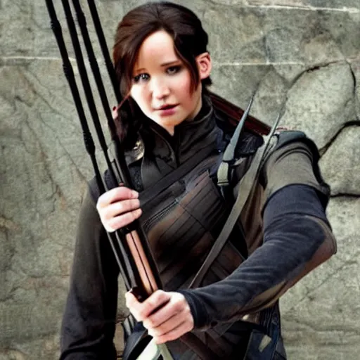 Prompt: katniss everdeen if she was a man