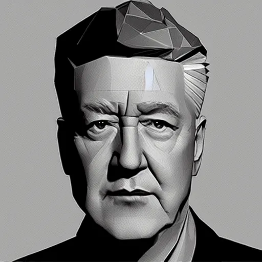 Prompt: david lynch low poly nintendo 64 portrait