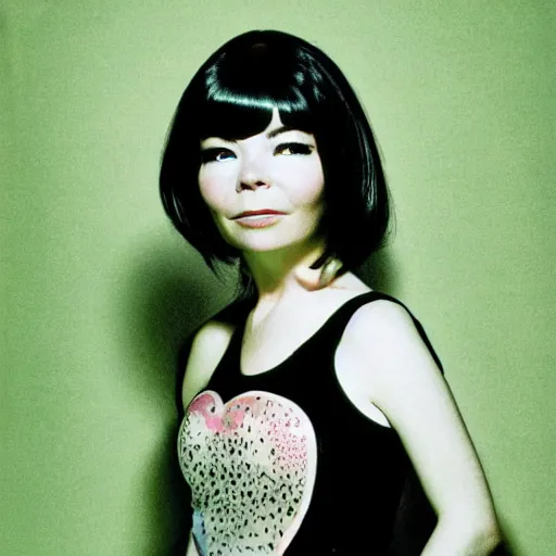 Image similar to bjork, shojo