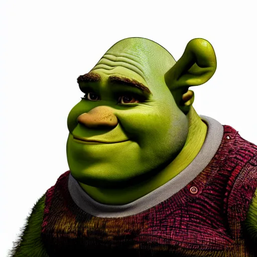 Prompt: A high quality mugshot of Shrek