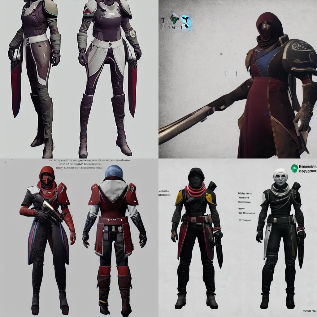 Prompt: character design, Destiny 2