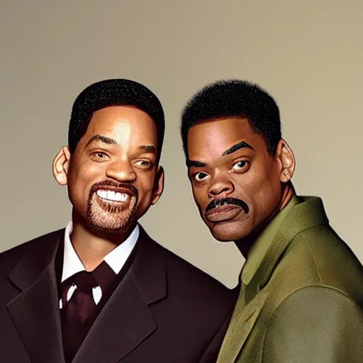 Image similar to a portrait of the love child of Will Smith and Chris Rock