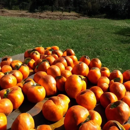 Image similar to that's a lot of persimmons