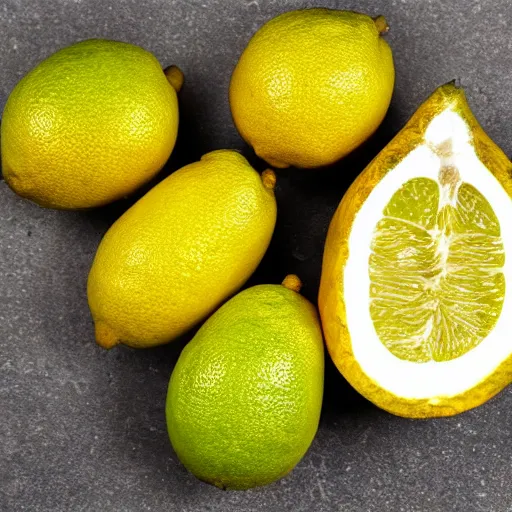 Image similar to high quality studio photography of etrog, citron, bright solid background