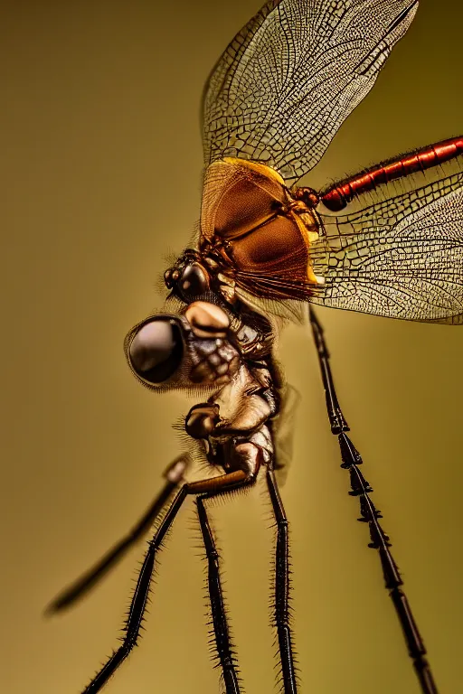 Image similar to a macro photograph of a cyborg dragonfly by adam gor, by javier ruperez, 8 k