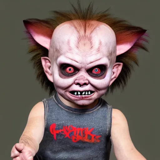 Image similar to A morph of xenamorph and Chucky